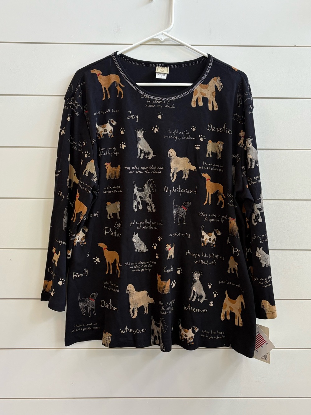 Jess & Jane Dog Print Tee